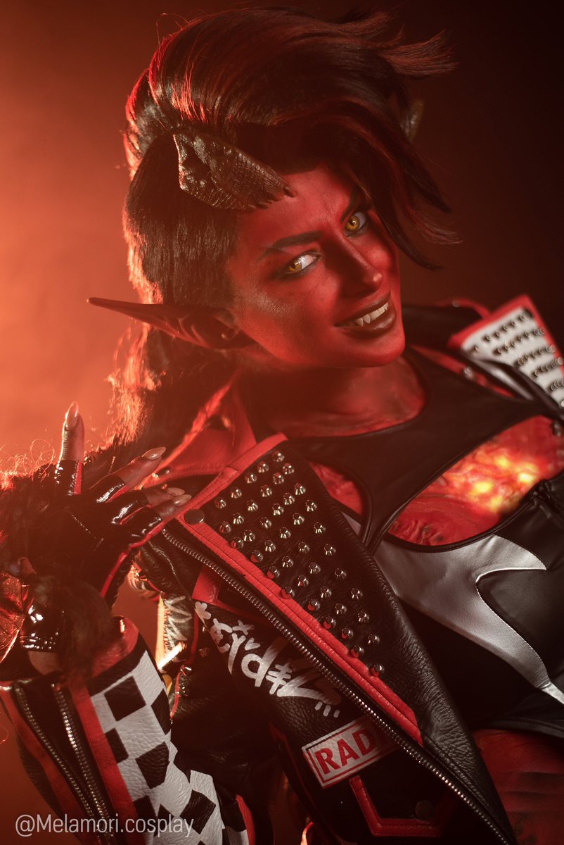 Melamoricosplay's tweet image. In our world, Karlach would be a rocker, don’t you agree?