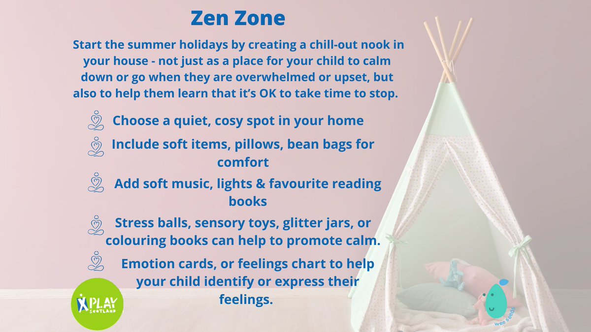 PlayScotland's tweet image. The summer holidays can mean sunshine and ice-cream, but often in the UK it can mean RAIN! Rainy days can be a nightmare for families. But we’re here to help you turn rainy days into time to connect and help you bring some calm to your home #SummerofConnection
@WeeSeeds