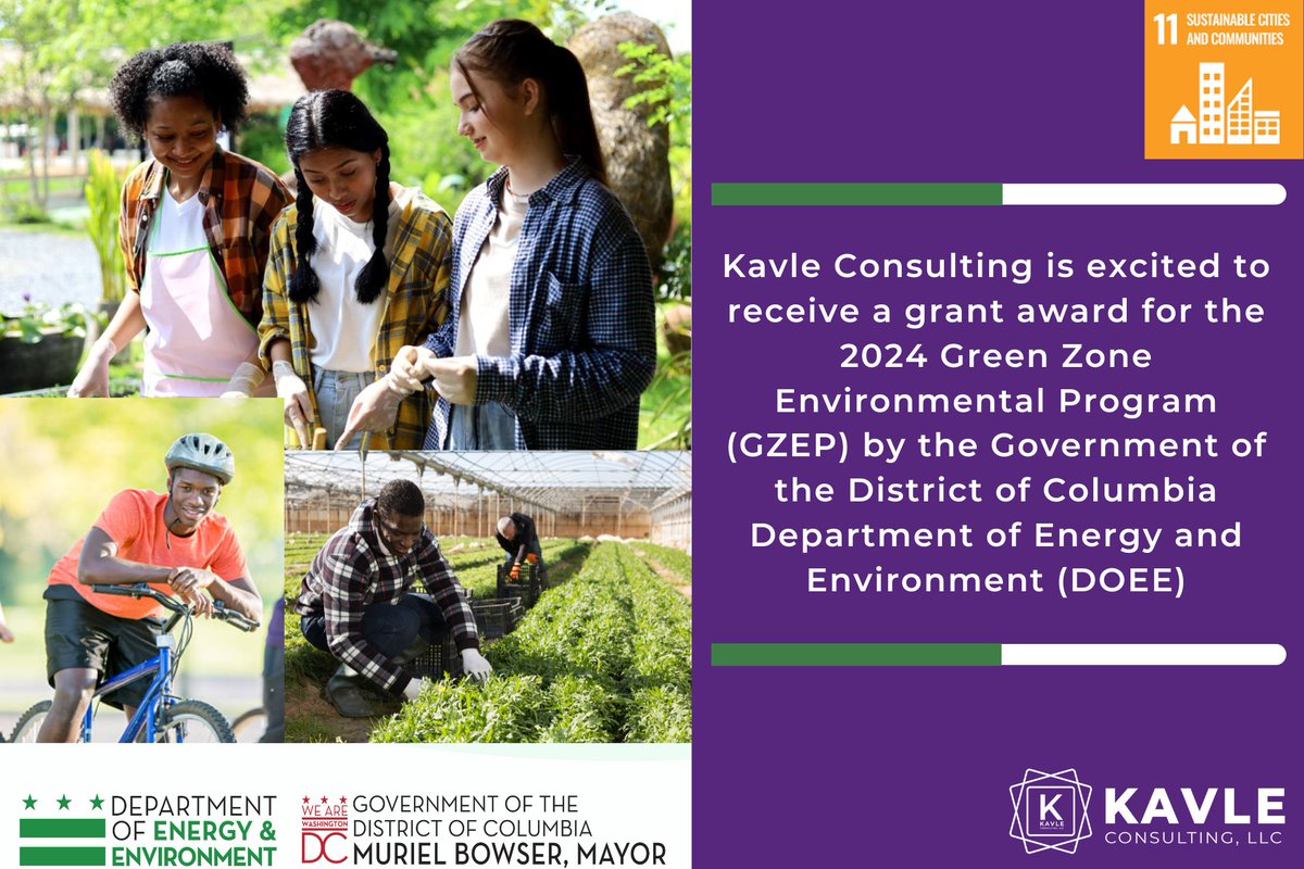 Kavle Consulting (@kavleconsult) on Twitter photo 1. <a href="/kavleconsult/">Kavle Consulting</a> is embarking on PIONEER - Providing Innovative Nutrition and Environmental Education - project w/ <a href="/DOEE_DC/">Department of Energy & Environment</a> grant! Through the Green Zone Environmental Program (GZEP) for #youth workforce development.
A 🧵1/ 👇 1. <a href="/kavleconsult/">Kavle Consulting</a> is embarking on PIONEER - Providing Innovative Nutrition and Environmental Education - project w/ <a href="/DOEE_DC/">Department of Energy & Environment</a> grant! Through the Green Zone Environmental Program (GZEP) for #youth workforce development.
A 🧵1/ 👇