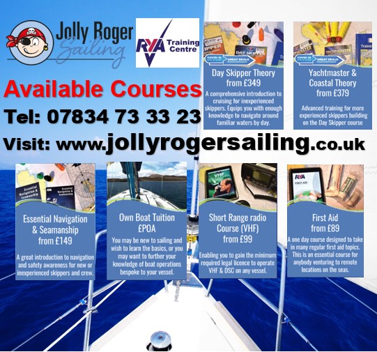 Jolly Roger Sailing RYA Sailing School tweet media