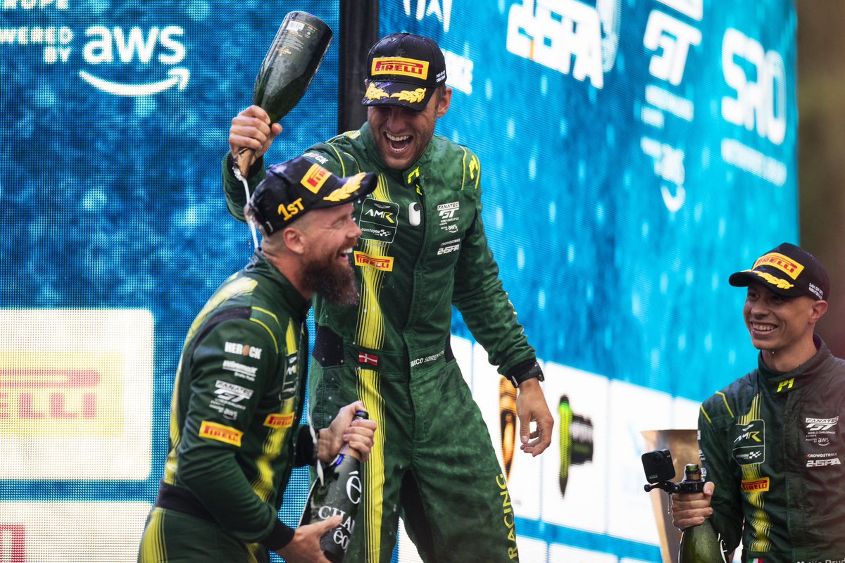 NickiThiim's tweet photo. 🏆24H SPA WINNER🏆
MISSION ACCOMPLISHES ASTON MARTIN #007 😎

TEAM MATES / TEAM / FANS AROUND THE WORLD…
YOU ARE ALL MOFO ROCKSTARS 🎸❤️🙏🏽

GO HARD OR GO HOME 🏁
#AstonMartin https://t.co/pVaplRc90n