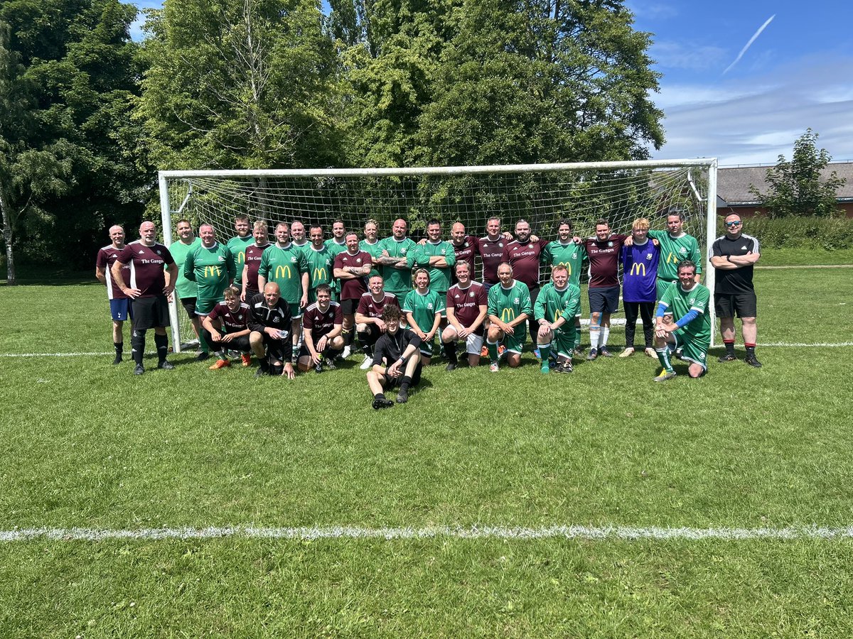 A great morning had by all in what will be an annual match from now on for our coaches! Foxes came away with the win 3-2 after coming back from 2 goals down! 
Thankyou to everyone that made the effort to come down to show your support, also to Charlie and those who ran the lines