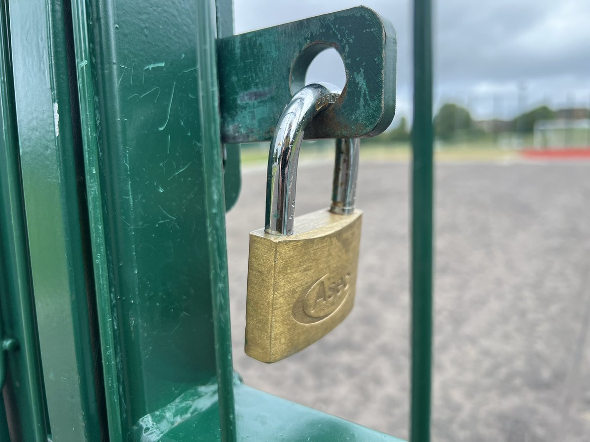 1st day of the summer holidays and this big new expensive sports facility is…eh, locked. Shocking that a huge chunk of the park was taken to build this facility which is left locked with no access for kids. The loss and inaccessibility of the “third space” is shocking. What are