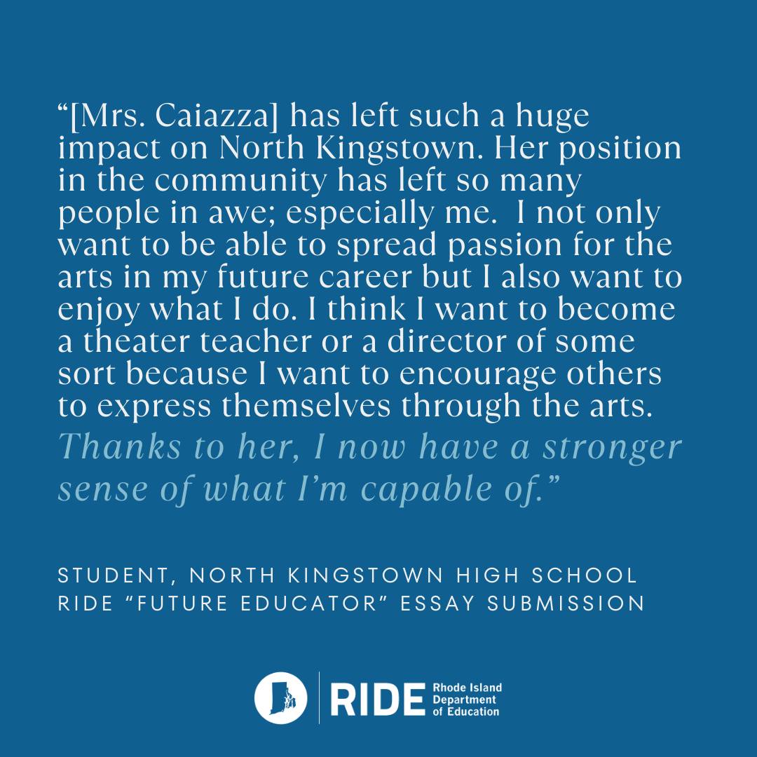 Rhode Island Department of Education (RIDE) tweet media