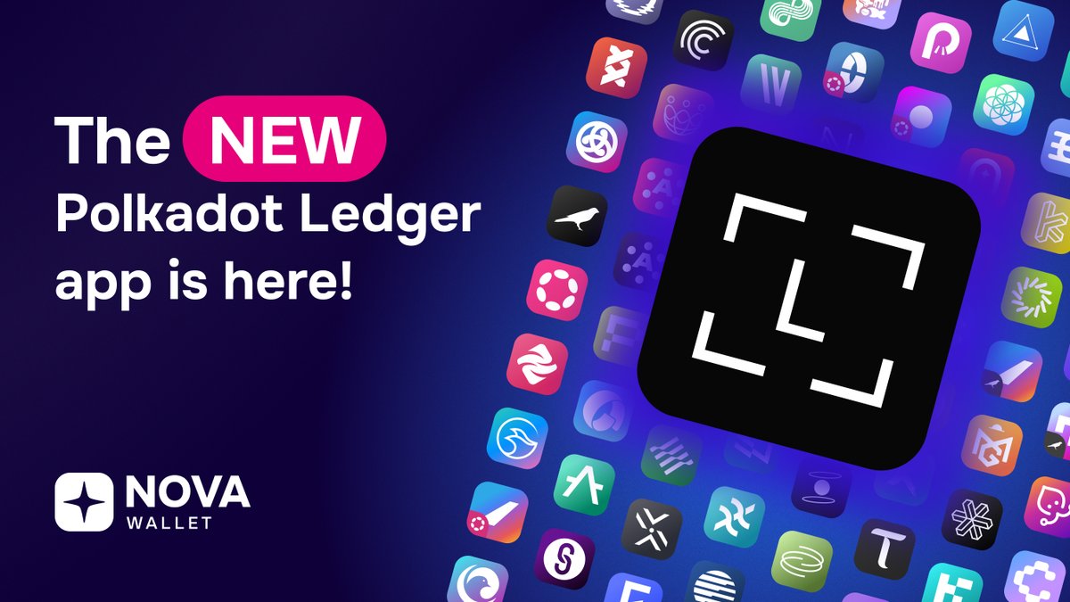 Congratulations to the whole <a href="/Polkadot/">Polkadot</a> ecosystem – with special thanks to <a href="/_zondax_/">Zondax</a> &amp; <a href="/paritytech/">Parity Technologies</a> for their hard work! 🥳

Check out how Nova Wallet has integrated the new Polkadot Ledger app! 👇
x.com/NovaWalletApp/…