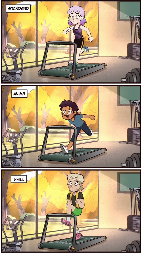 MoringmarkMark's tweet photo. Which running style is yours? #theowlhouse #toh https://t.co/uyfo476iVO