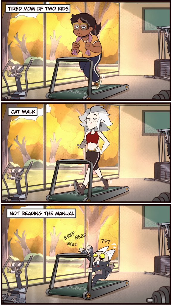MoringmarkMark's tweet photo. Which running style is yours? #theowlhouse #toh https://t.co/uyfo476iVO