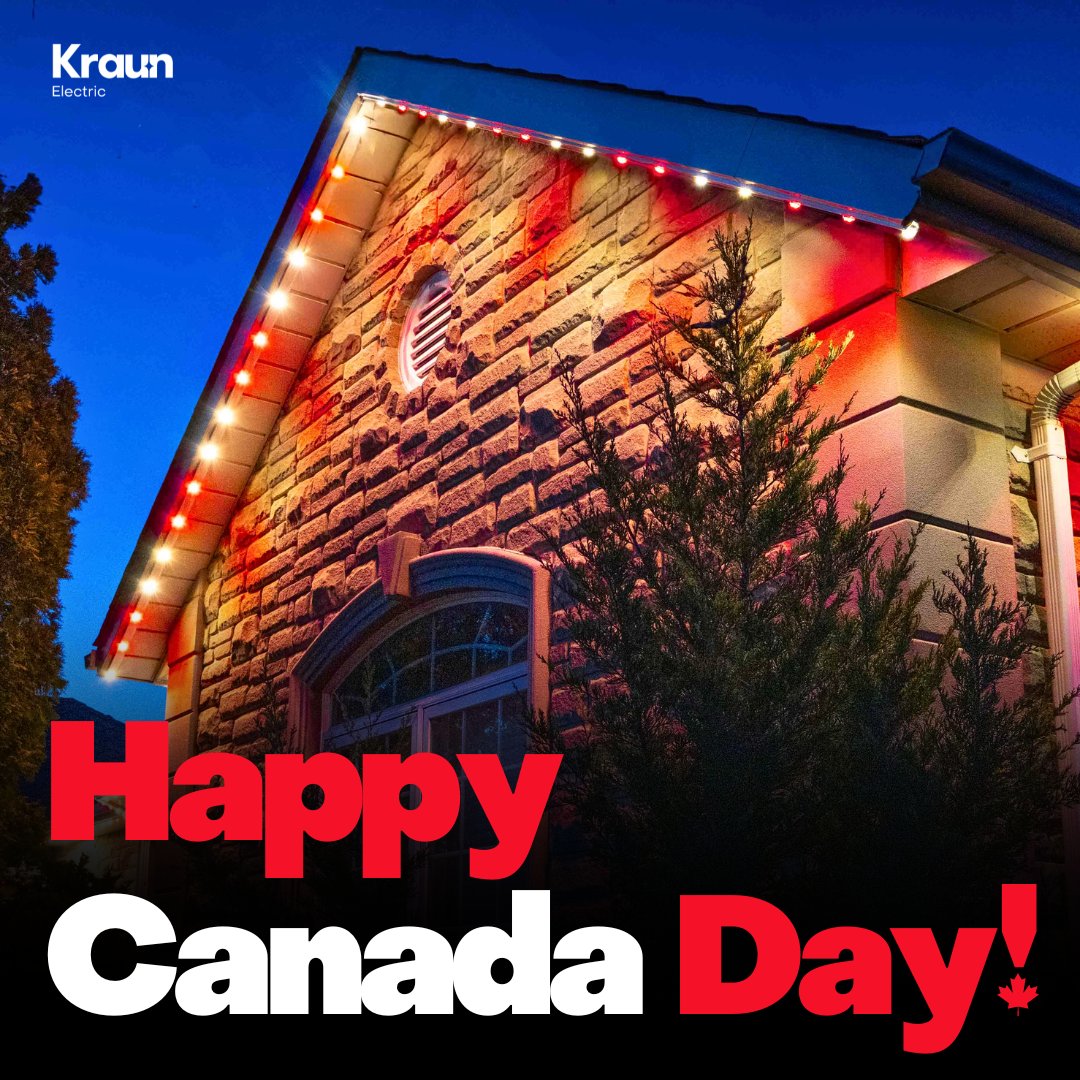 Nothin' beats a holiday Monday, eh? 🇨🇦 Happy Canada Day from all of us at Kraun Electric.

Our offices are closed today, but we're still answering phones and dispatching emergency electrical services.
📞 905-684-6895

#ProudlyCanadian