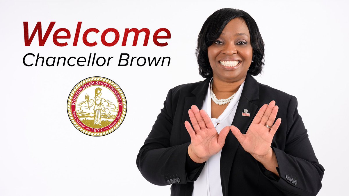 WSSURAMS's tweet image. Welcome to the #Ramily Chancellor Brown! We are excited to celebrate with you as you begin your tenure. #RamsTakeCharge #CreateTheFuture