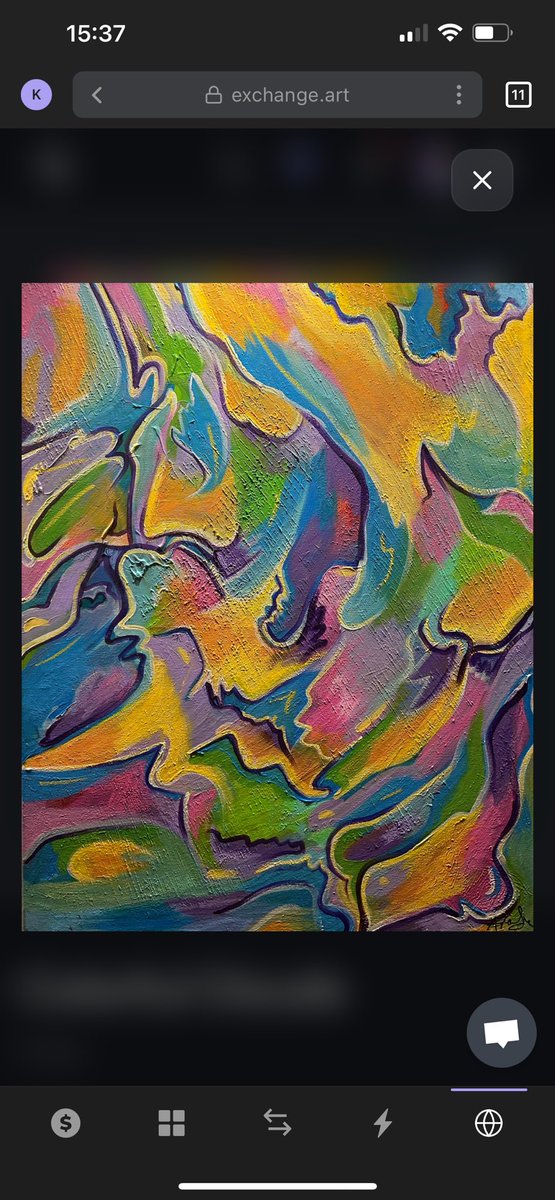 “Colorful Clouds”

This piece is done in a very hard period of my life and still it is vibrating positive energy and power.
It is a testament of our power and everthing what we can endure as humans.
Sadly I dont have acces to this physical just minted NFT 🫶