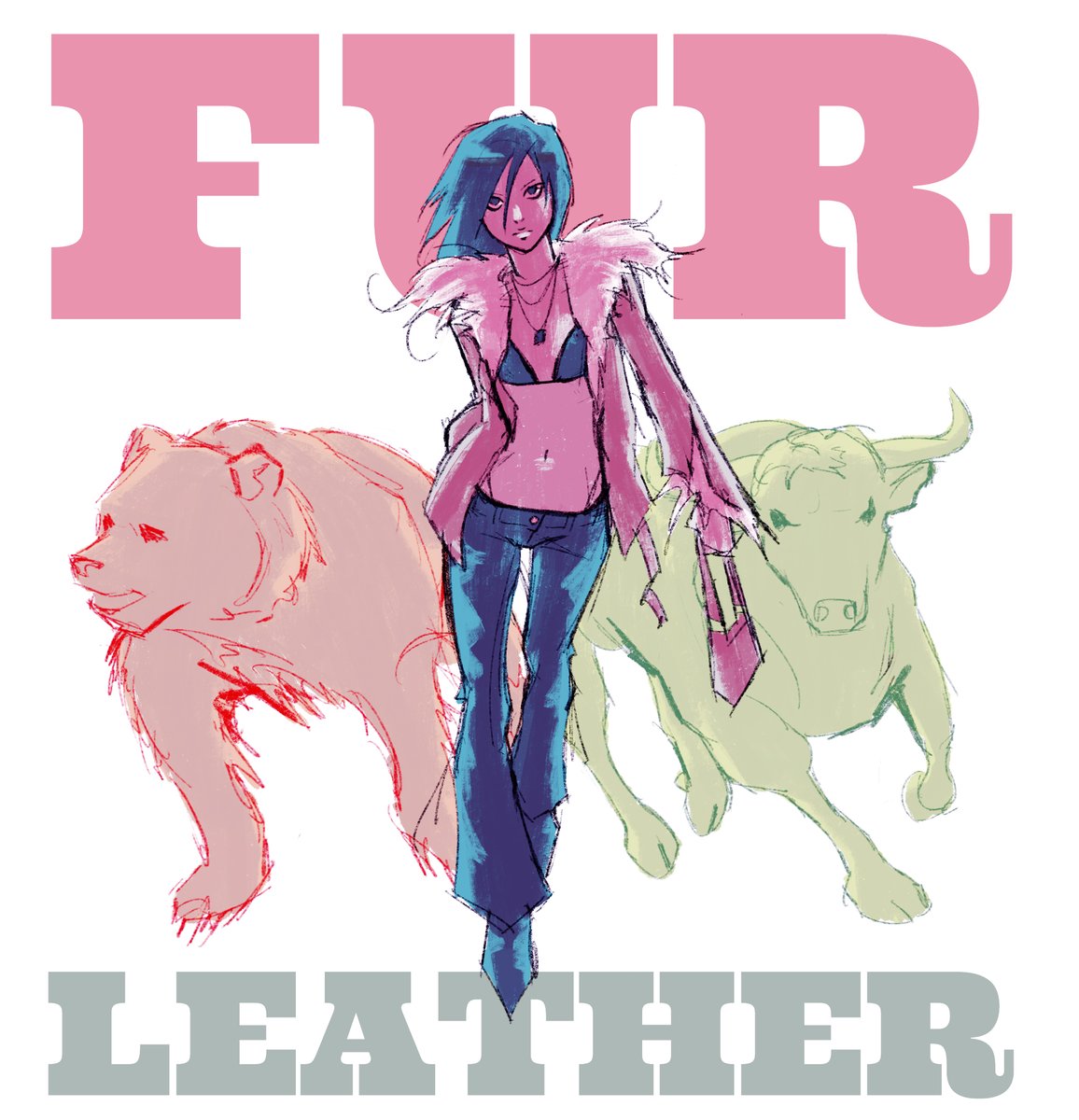 3/ With the same PINK theme 🌸, <a href="/stardrugg/">kimichannel.net☆</a> offers a different perspective of bear vs. bull—fur or leather? 🐻🐂