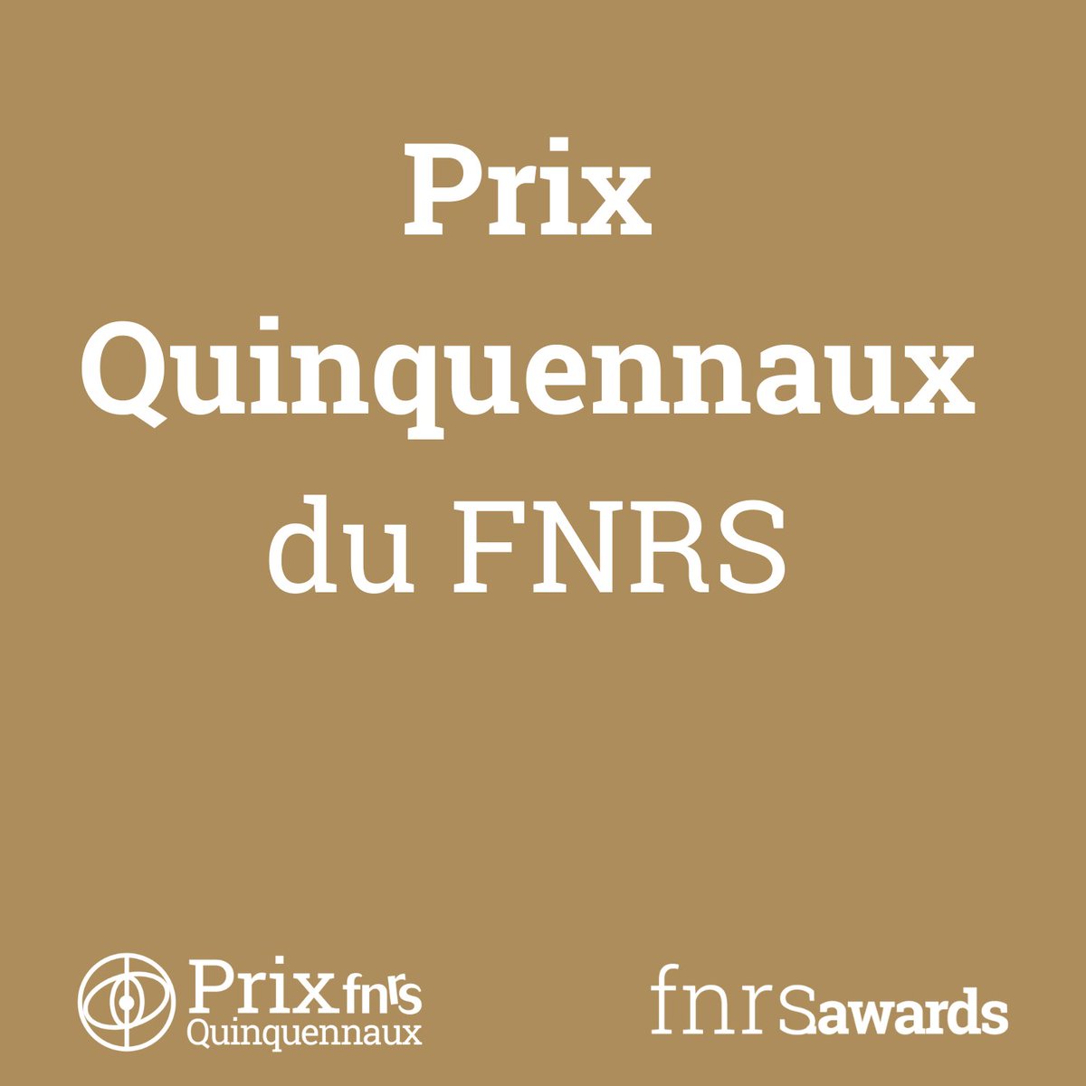 📣 L'appel à candidatures pour les prestigieux Prix Quinquennaux du FNRS est ouvert ! 
🏆Désormais, 6 Prix seront attribués.
➡️Date limite : 8 janvier 2025
🔗Plus d'information : frs-fnrs.be/fr/l-actualite…