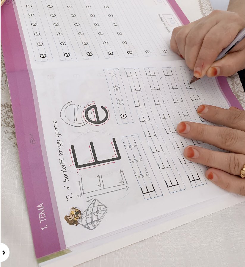 Kim demiş öğretmenler tatilde geziyor diye.
Şimdi sıra anneler de..💕✏️