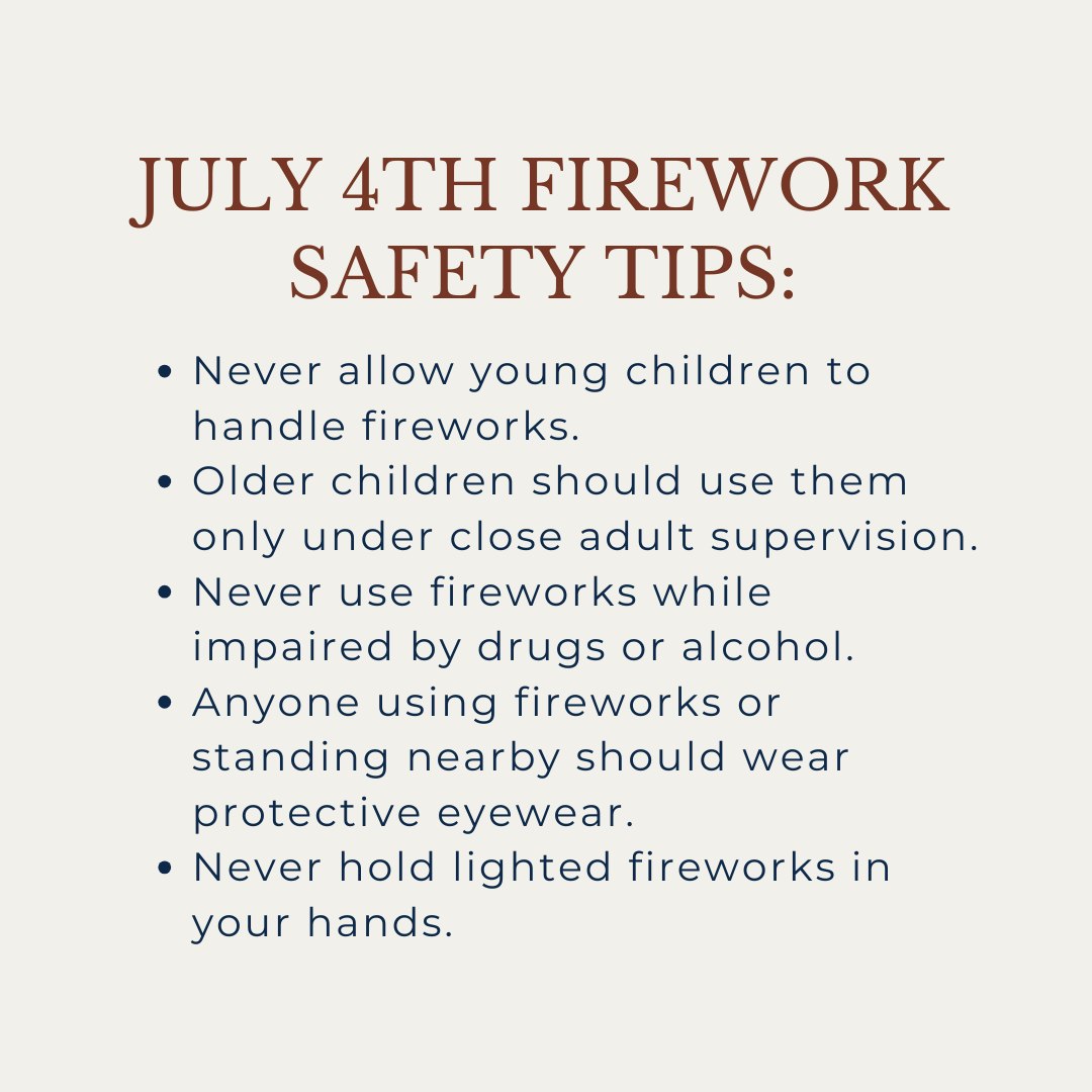 AllcoInsurance's tweet image. As we prepare to celebrate our nation's independence with fireworks displays, it's crucial to remember the safety and legal aspects of using fireworks. 

#FireworkSafety #Tips #AllcoInsurance #Fullerton #InsuranceAgency #IndependentAgency #InsuranceSpecialists