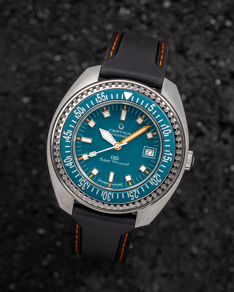 baldassarreted's tweet image. Certina has taken the DS Super PH1000M format it unveiled earlier this year and injected it with a lot of character via the new turquoise STC variation. What do you think of this new blue addition?
teddybaldassarre.com
#certina #certinawatch #certinadivewatch #certinadiver