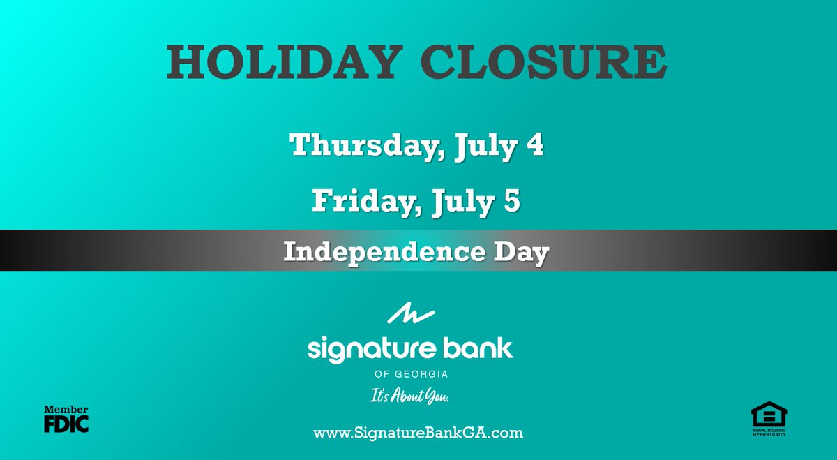 SignatureBankGA's tweet photo. https://t.co/o8rHddgbLs