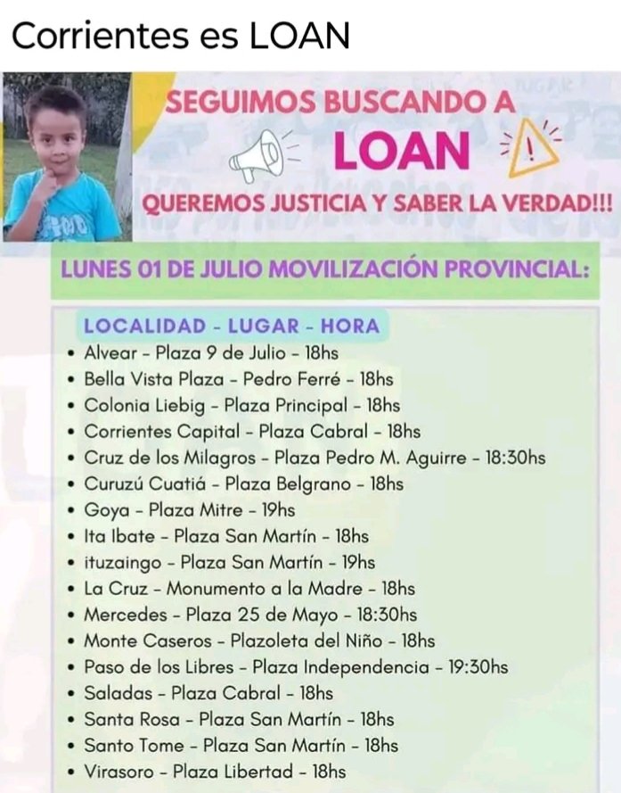 GloriaSoledadP2's tweet photo. #QueremosSaberLaVerdad.
#TodosSomosLoan https://t.co/mq6zpWj7bS