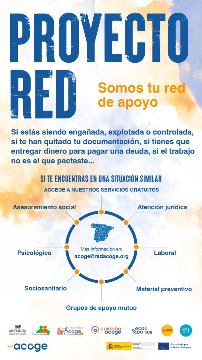 KaribuAsoc's tweet photo. Proyecto Red. Somos tu Red de apoyo 🫂🫂🫂
✏️Escribe a acoge@redacoge.com
----
@inclusiongob 
@fundaciobayt
@REDACOGE 
@ecosdosur 
@MurciaAcogeOng 
@SalamancaAcoge
@cordobaacoge 
#asociacionkaribu
----
#proyectored
#reddeapoyo
#gruposdeapoyomutuo
#acompañamientosocial
#redacoge https://t.co/rR0vUz9ciD