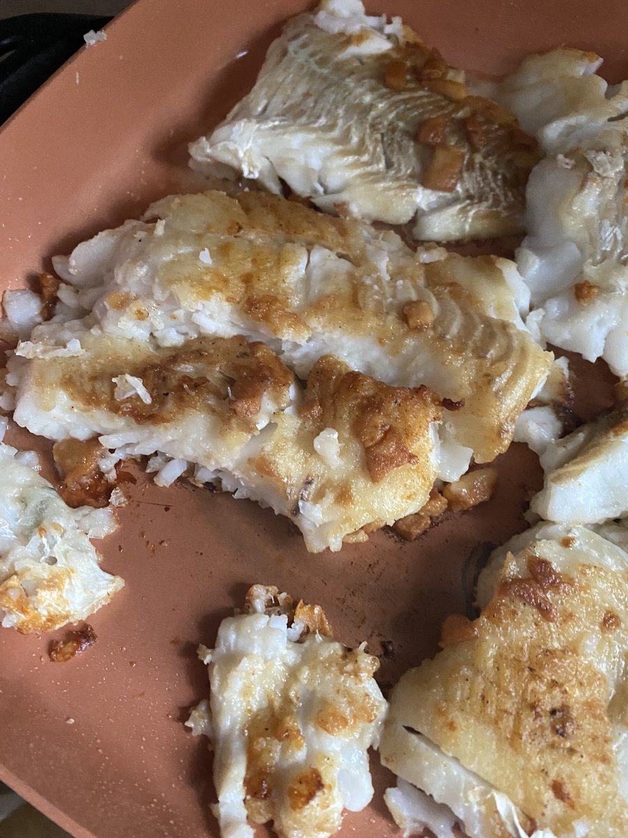 Outta da water and the pan!