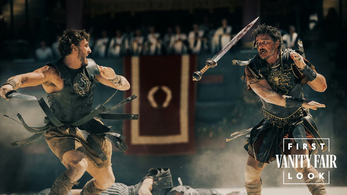 oscarnoyukue's tweet photo. リドリー・スコット監督「グラディエーター」続編「Gladiator II」のファーストルック画像が到着。ルッシラの息子ルシウス役でポール・メスカルが主演、ペドロ・パスカル、デンゼル・ワシントン、コニー・ニールセン、ジョセフ・クイン、フレッド・ヘッキンジャーら共演。11月22日全米公開。 https://t.co/bGaIOT0m42