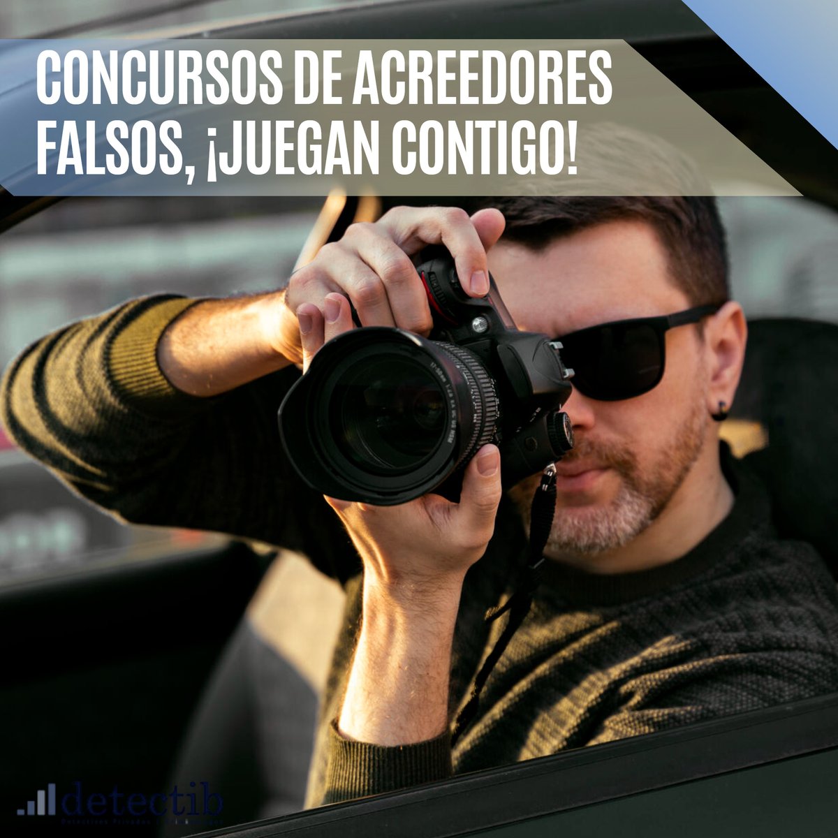 Detectib1's tweet photo. Los concursos de acreedores no siempre son tan transparentes como deberían ser. En Detectib, ofrecemos un servicio especializado de detectives expertos en investigar fraudes concursales, insolvencias empresariales y delitos económicos y fiscales 🔍💼 https://t.co/uSx9chy1Tg