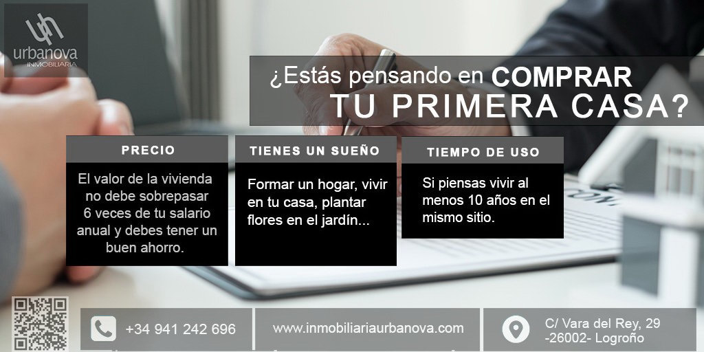 🤔¿#COMPRAR O #ALQUILAR TU #VIVIENDA EN #LOGROÑO?☺

Sigue nuestros consejos y consulta nuestra oferta #inmobiliaria. 👍

👉 i.mtr.cool/xixwsjgati
