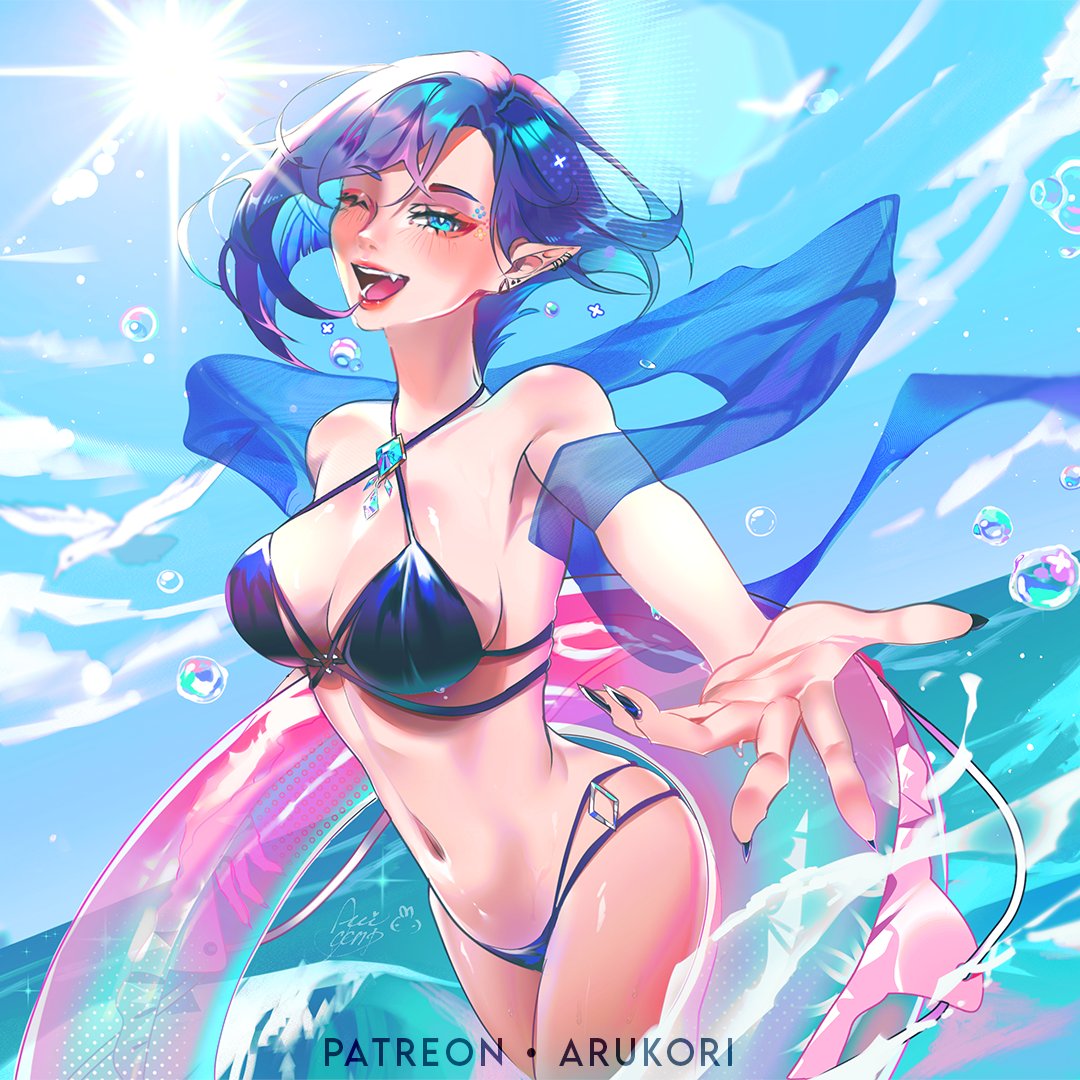 Arukori's tweet photo. Hast du Lust dich etwas mit mir abzukühlen?🌊

Ich wünsche einen positiven Start in die Woche! ☀️
ᴴᵒˡ ᵈᶦʳ ᵈᵃˢ ᵍᵃⁿᶻᵉ ᴮⁱˡᵈ ₖₒₛₜₑₙₗₒₛ ᵃᵘᶠ ･･･  °˖✧◝(˶ᵔヮᵔ˶)◜✧˖° !!!

🎨Artist: @Aoi_cchip 💕 https://t.co/mBOhT2IGEx