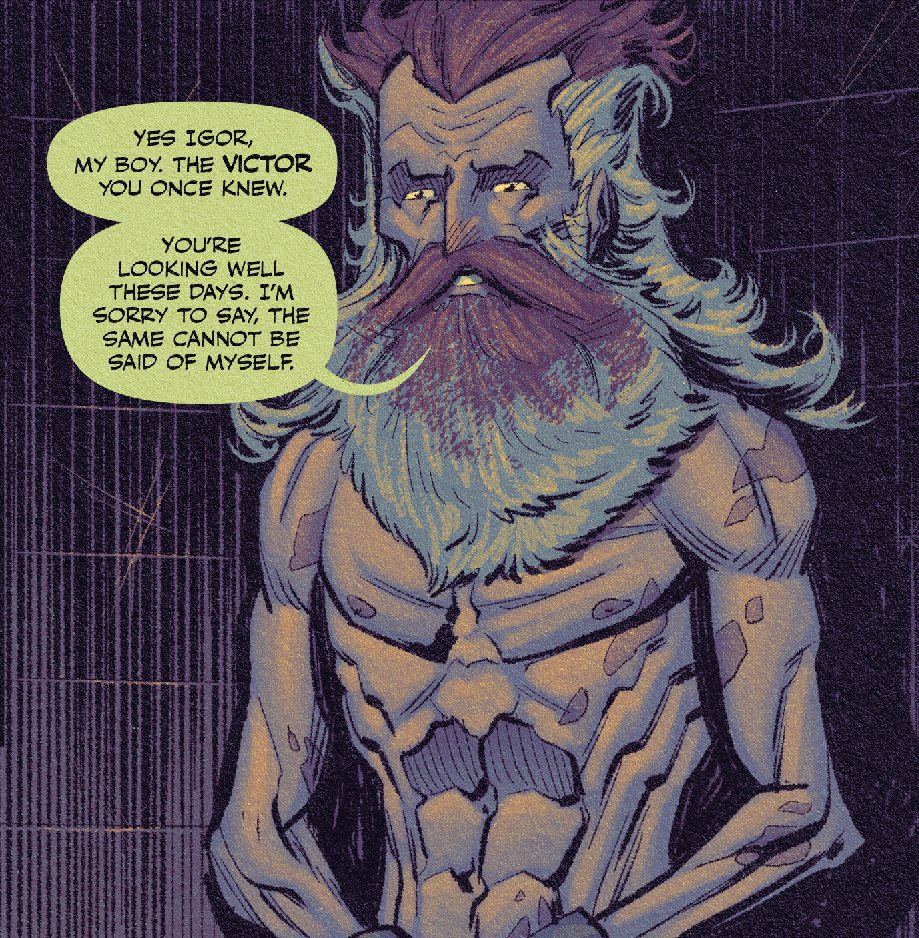 daveswartzart's tweet photo. I don’t know Vic, you’re looking pretty good! 😂

Hoping we can hit the half way funded mark this week on the Confederate Monster Kickstarter. We need a lot of help still though. 

Click the link in my bio to help us get there!

#supportcomics #indiecomics #comics #frankenstein https://t.co/ocydS5IqdI