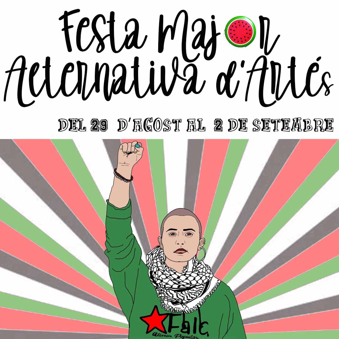 ateneuartes's tweet photo. Això va agafant forma!
FESTA MAJOR ALTERNATIVA 🎉🥳 🔥
➡️ Del 29 d'agost al 2 de setembre https://t.co/ESGq21jed3