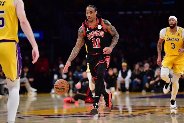 DeMar DeRozan an option for the #Lakers? 
lakersnation.com/lakers-rumors-…