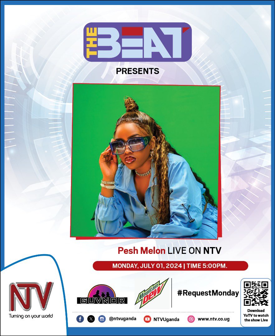 ON AIR: It's #RequestMonday here on #NTVTheBeat; join us this evening with the talented <a href="/grenadeofficial/">Grenade</a>, <a href="/Abeeka_band/">ABEEKA BAND 🇺🇬</a>, and <a href="/peshmelon1/">Pesh Melon</a>. Request any song you'd like to hear via us02web.zoom.us/j/81909869596?…