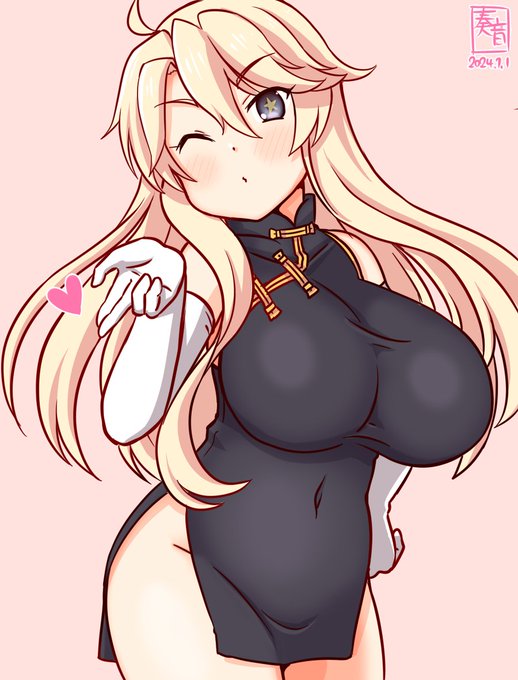 「ふふ…いいわよ?」

#艦これ版真剣お絵描き60分一本勝負_20240701
#アイオワ 