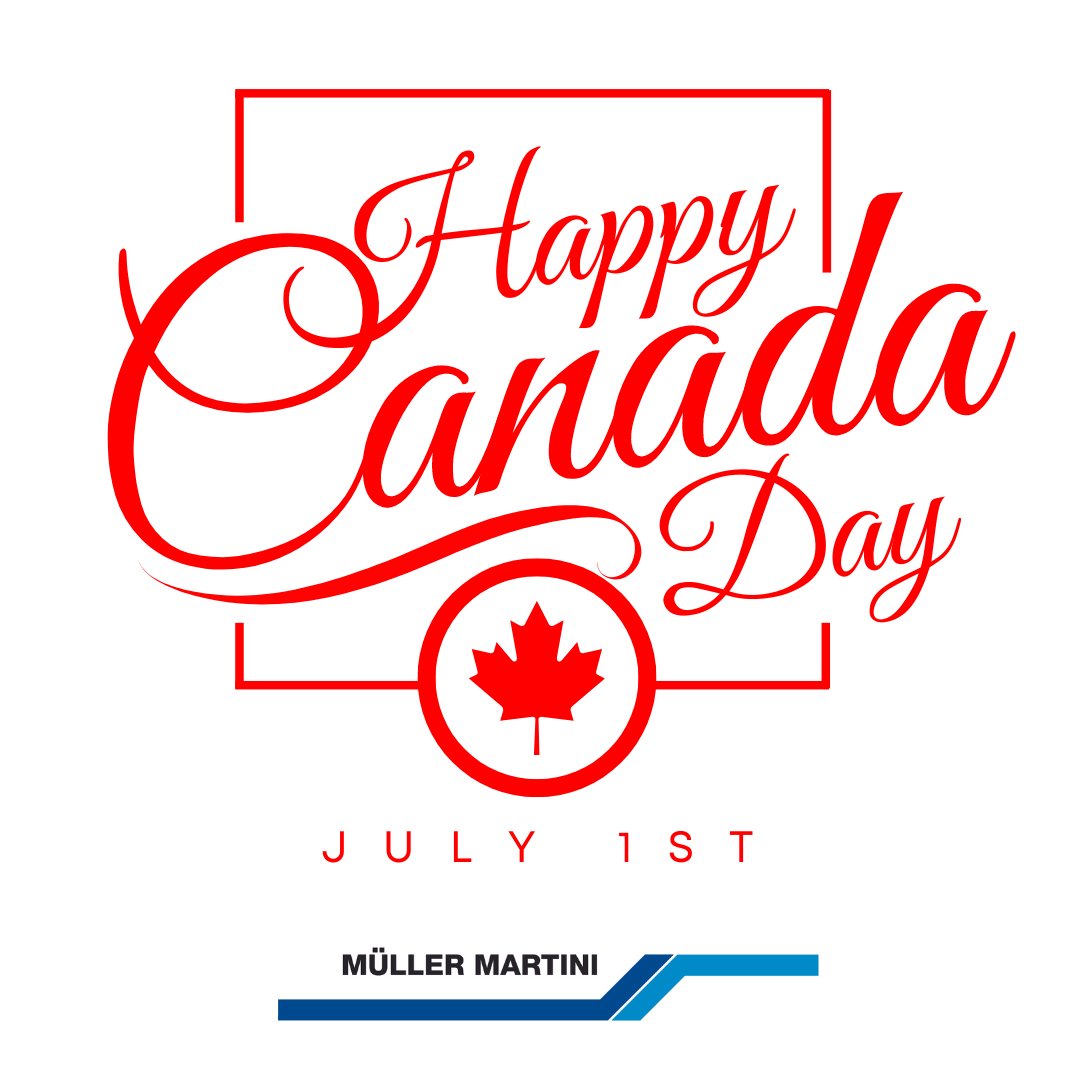 MullerMartiniNA's tweet image. To all of our Canadian friends up North, Happy Canada Day! 

#canadaday #mullermartini #yourstrongpartner