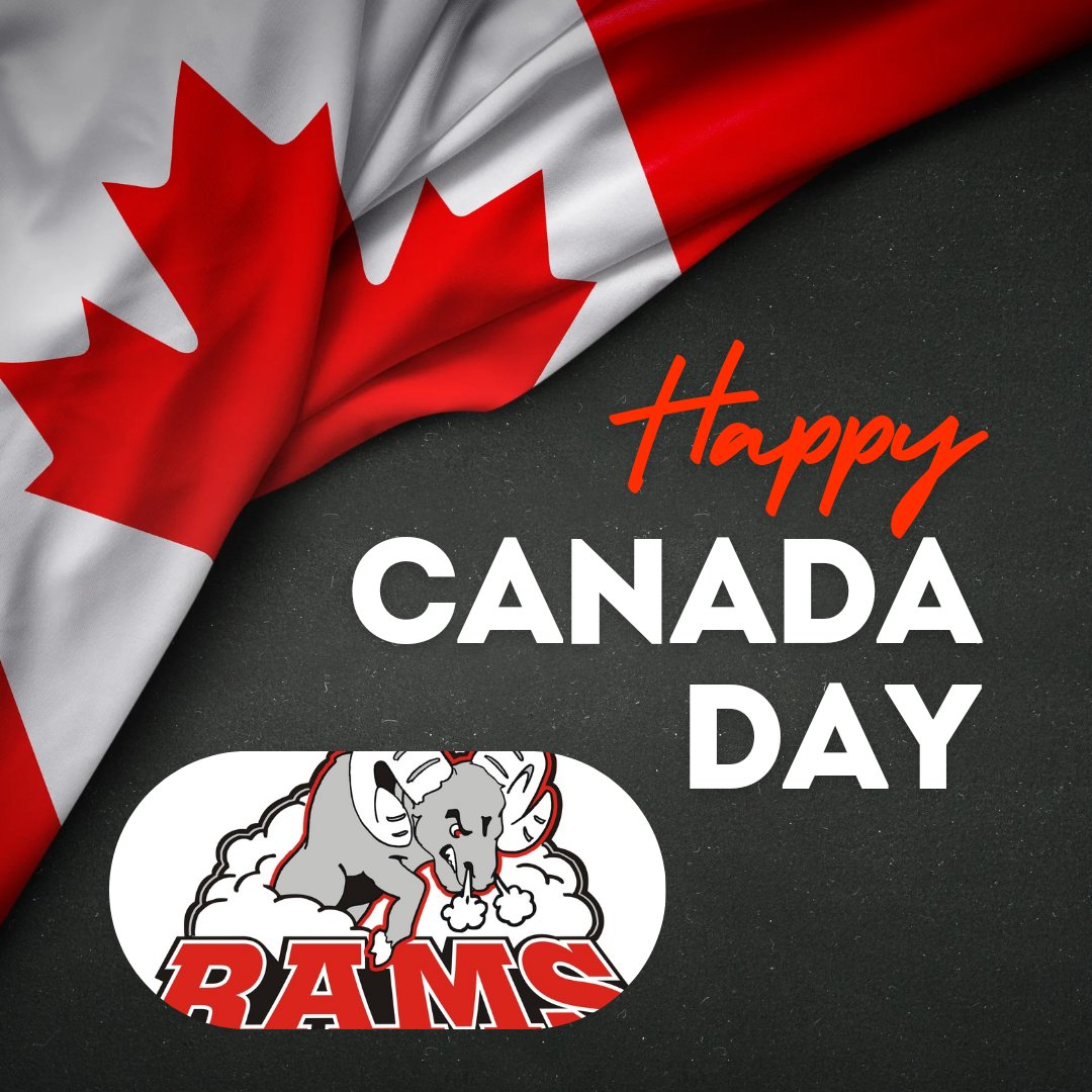 Happy Canada Day everyone! 🇨🇦
#smhaRams