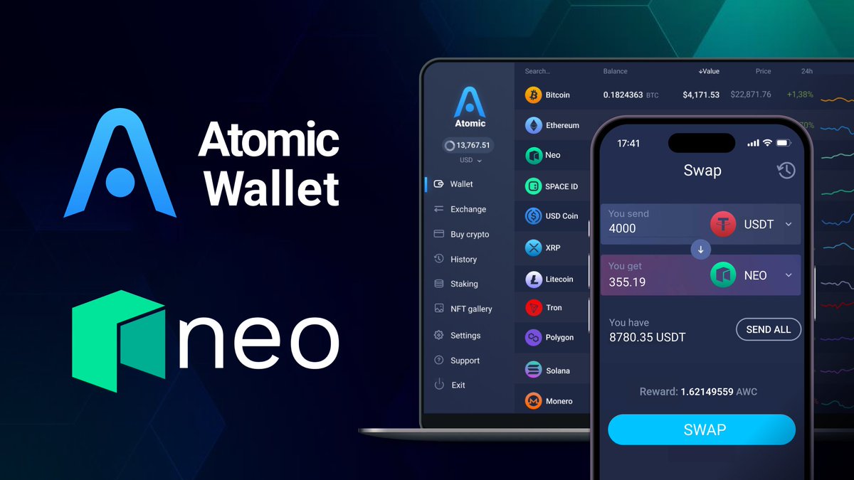 Neo X by @Neo_Blockchain will soon be available to 5 million @AtomicWallet  users! Neo X side chain is MEV-resistant, fully compatible with Ethereum  Tooling, and aims to excel in cross-chain scalability and