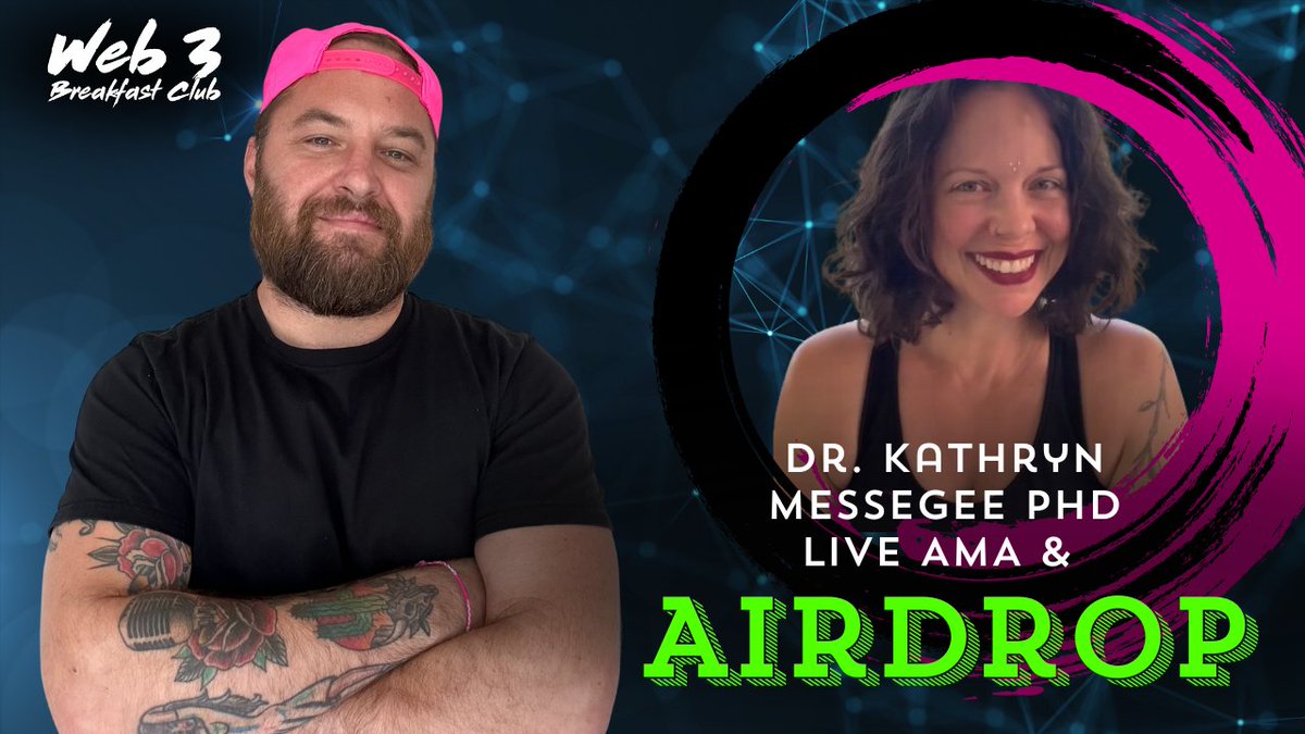 jchains's tweet photo. 🚀 Huge thanks to Dr. Kathryn Messegee (@GuruKathryn) for joining us on the Web3 Breakfast Club to launch the Geode Blockchain Airdrop and discuss their project! 

Missed the live? Catch up now and learn how to get involved: https://t.co/MUVcJeOZ4K

#GeodeBlockchain #Web3 #CryptoAirdrop