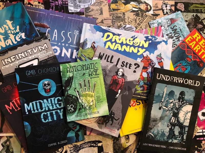 EnerConWpg's tweet photo. Ener-Con is pleased to be welcoming back GMB Chomichuk!

GMB Chomichuk is an award-winning writer and illustrator whose work has appeared in comics, graphic novels, books, role-playing games, film, television, theater and is the host of the Super Pulp Science Podcast. https://t.co/qslrjEecSL