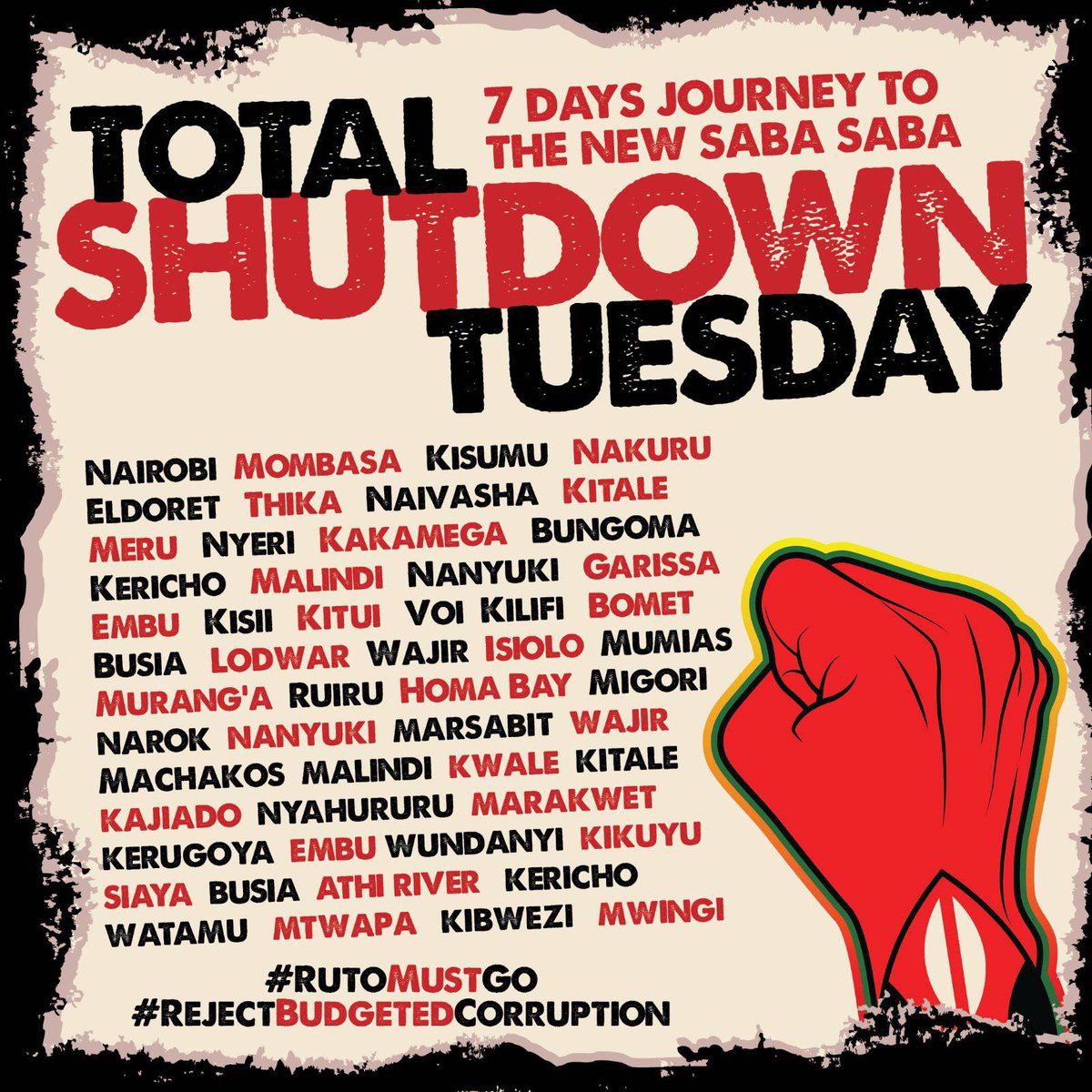 itskipronoh's tweet photo. Kesho itakuwa siku kubwa sana Kenya. It is not only about us, but also about the next generation. Don't be left out. They will not believe.#OccupyCBDTuesday #RutoMustGo https://t.co/ahzzEPZSSg