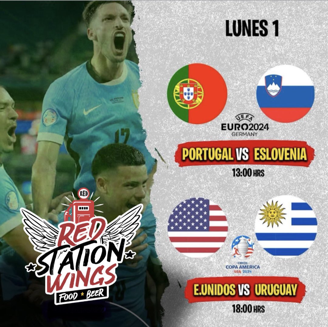 redstationwings's tweet photo. ¡#DéjateSorprender con el lunes futbolero y disfruta con cerveza en mano! ⚽️👌🏻🍻
Claro en Red station wings!! 

#Alitas #Hamburguesas #Boneless #Chickentenders #Milkshakes #Cerveza y más! 

Visítanos en 
 #Tulipanes : Blvd. Nuevo Hidalgo #128 

-Suc.Tulipanes 📞 7711333776. https://t.co/qkDwnZ7LP0