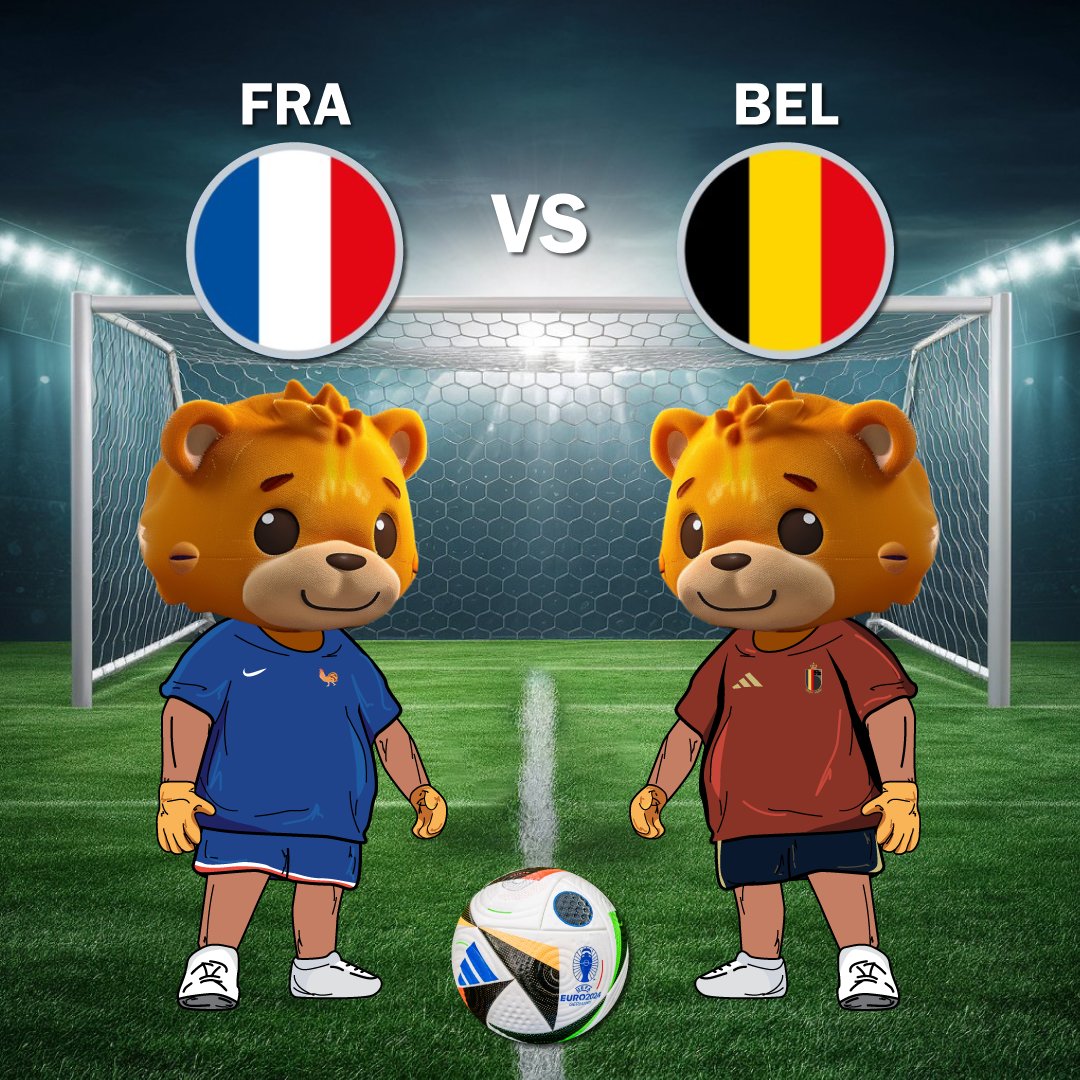 The French flair takes on Belgian brilliance. Who will come out on top in this showdown of giants?

🔵⚪🔴 vs. ⚫️🟡🔴

#EURO2024  #FRAvsBEL #AlbartMagic #Matchday