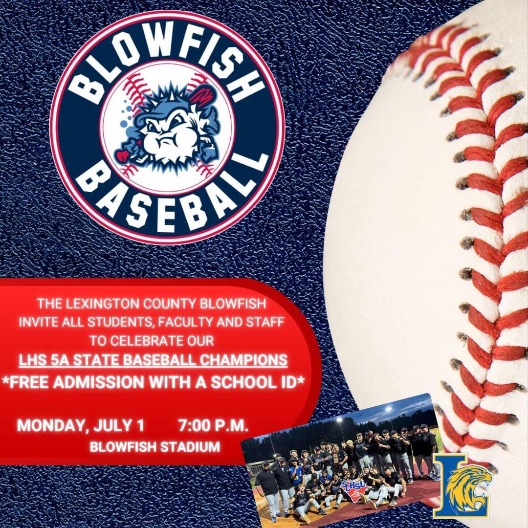 ❗️❗️TONIGHT❗️❗️Don't forget your school ID! Students, faculty and staff, free entry with school ID. 🔵⚾🟡 #haiLtothee25 #lexingtonathletics #LexingtonOne