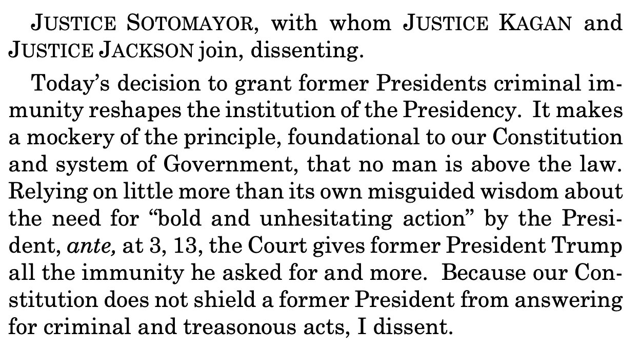 Neal Katyal on X Justice Sotomayor s dissent warning is unlike anything I ve ever seen in a Supreme Court opinion https t kNNbde5WzE X