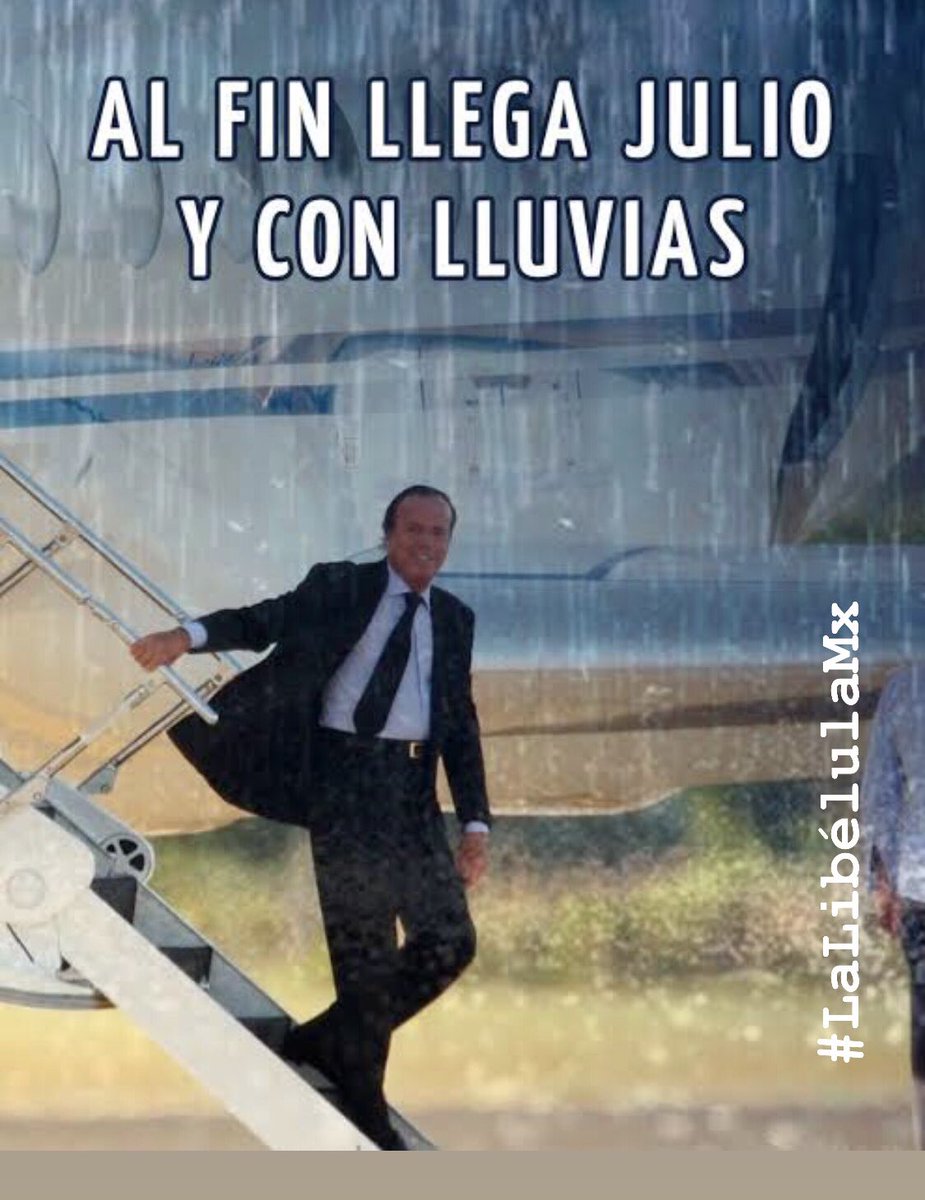 #BienvenidoJulio y con lluvias. 🌧️🌧️🌧️ Deseamos que en este mes de julio  las precipitaciones no afecten ni dañen, que nos permitan llenar todos los embalses, presas, cuerpos de agua… y que se logren las cosechas. 💚💚💚