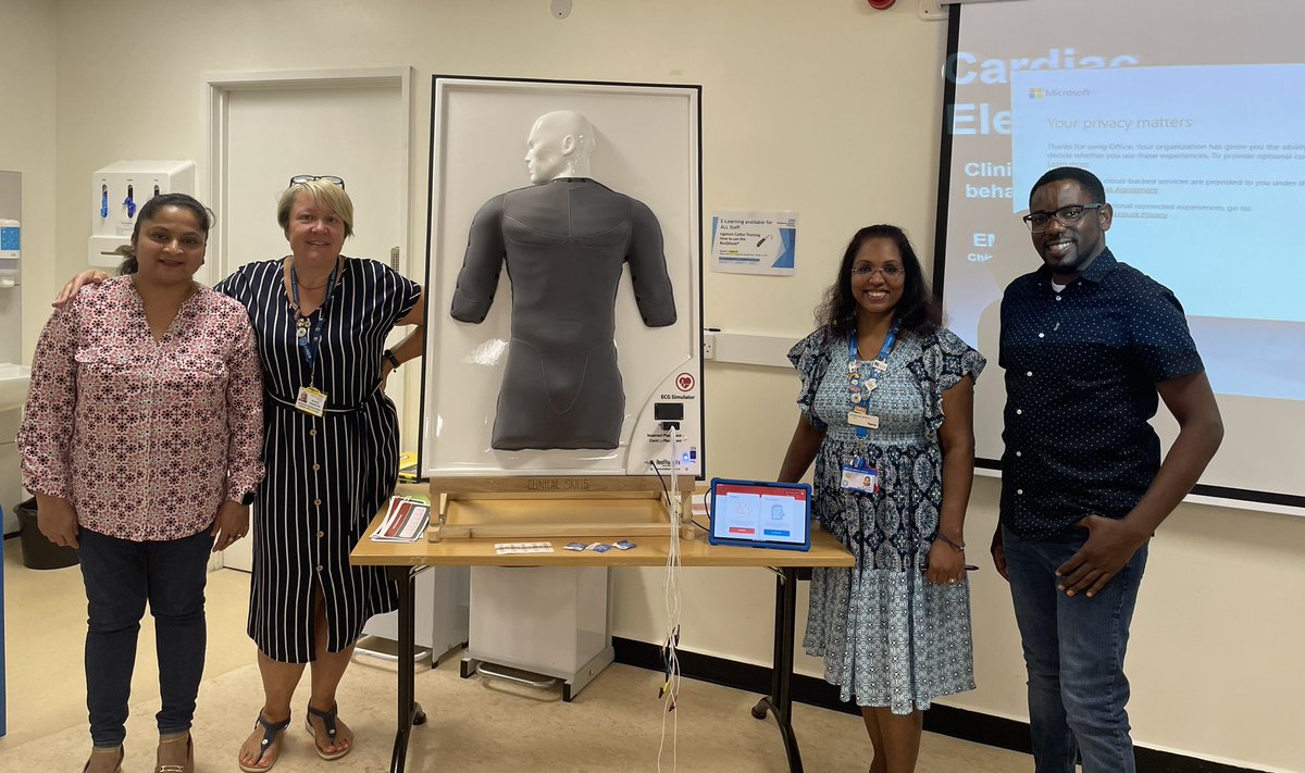 QAPHU_clinskills (@cclinskills) on Twitter photo The Clinical Skills Team are excited to be using their new ECG Simulator for training <a href="/PHUEducation/">PHU Education</a> <a href="/PHUSimulation/">PHU Simulation Centre</a> <a href="/LisaToft/">Lisa Toft</a> The Clinical Skills Team are excited to be using their new ECG Simulator for training <a href="/PHUEducation/">PHU Education</a> <a href="/PHUSimulation/">PHU Simulation Centre</a> <a href="/LisaToft/">Lisa Toft</a>