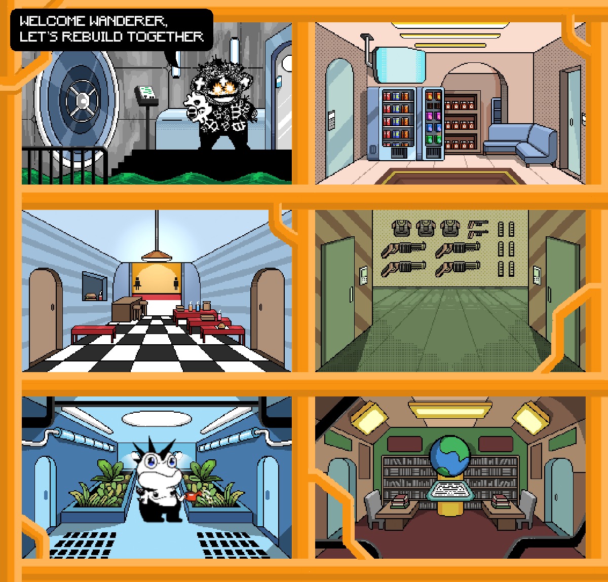 Web Tree (@_webtree) on Twitter photo An antisocial stranger enters the bunker, they head straight into the garden to nurture the plants & help the community grow.
Welcome to the bunker <a href="/AntiSocialFrogs/">Anti Social Frogs</a>
.-.. . - .----. ... / .-. . -... ..- .. .-.. -.. / - --- --. . - .... . .-. 🌱 An antisocial stranger enters the bunker, they head straight into the garden to nurture the plants & help the community grow.
Welcome to the bunker <a href="/AntiSocialFrogs/">Anti Social Frogs</a>
.-.. . - .----. ... / .-. . -... ..- .. .-.. -.. / - --- --. . - .... . .-. 🌱