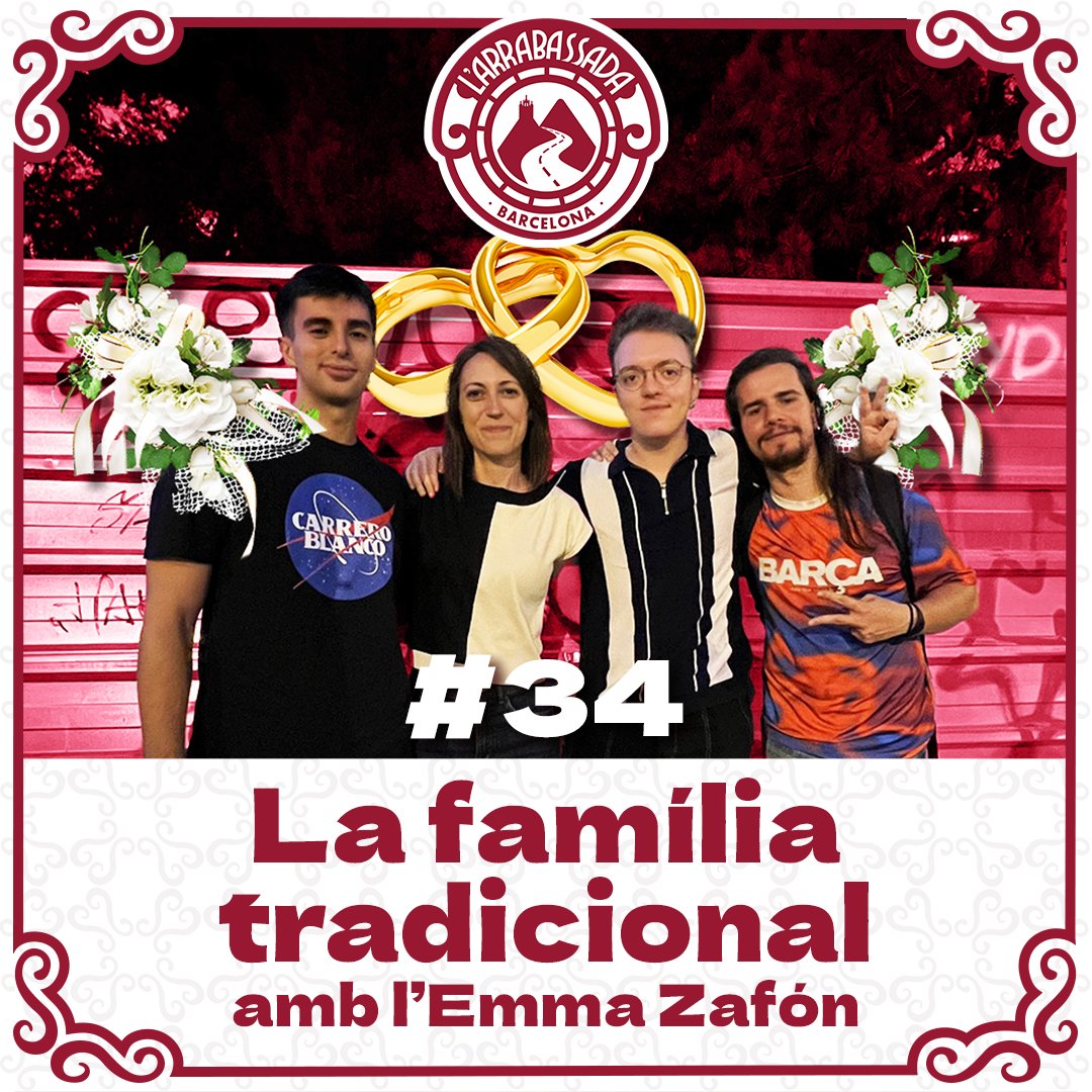 larrabassadabcn's tweet photo. L'Arrabassada #34 - La família tradicional, amb la @EmmaZafon

Ja disponible:
🔴https://t.co/ayT4H4MDmx
🟢https://t.co/25erph7Z35
🟠https://t.co/ulj2kEWIPd
🟣https://t.co/V3j8CFMTTy https://t.co/szlhlLfiAa