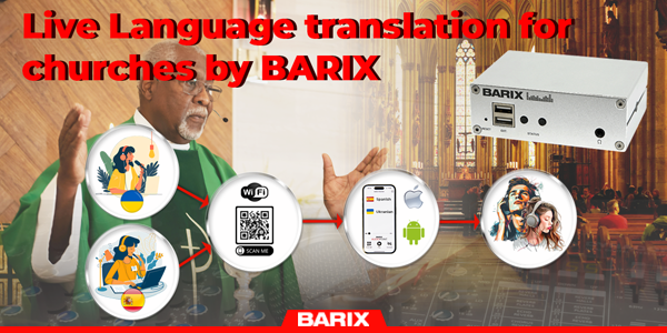 Barix AudioPoint 3.0 is making waves in the #worship community by enabling accessible audio experiences. 

Our near lip-sync encoder hardware delivers live audio with minimal latency to on-site mobile listeners through standard WiFi networks. 

#audiosolutions #HearingImpaired