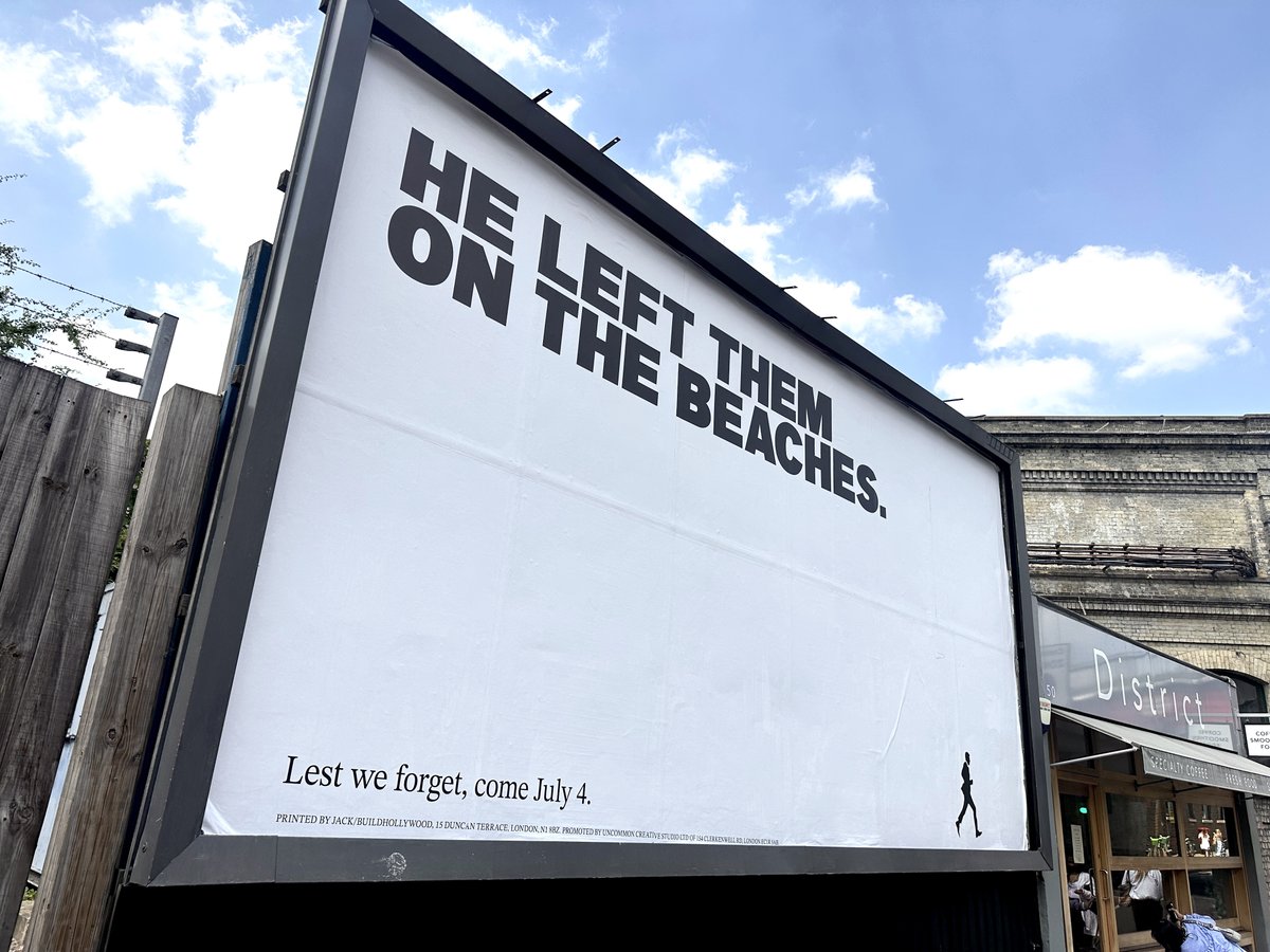 The Running Rishi meme made it to the streets with big thanks to <a href="/uncommon_studio/">Uncommon</a>  @CraftyTweeters <a href="/Goodstuffers/">Goodstuff</a>  and <a href="/buildhollywood/">BUILDHOLLYWOOD</a>  🏃‍♂️