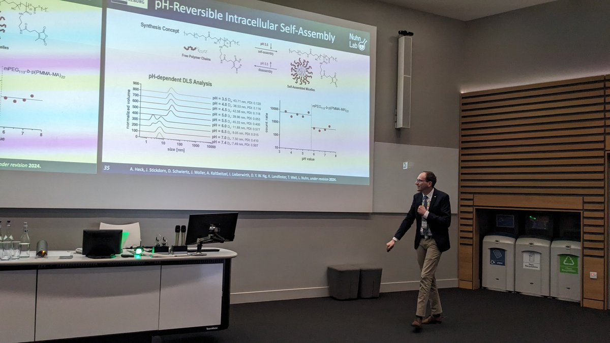 IUPACPolymer's tweet photo. The #IUPAC award lectures are taking place in Oculus OC 003. Presenting are #PolymerInternational awardee @AthinaAnastasa1 , &amp; the two #HanwhaTotalEnergies  awardees @NuhnLab  , #RongrongHu  Congratulations to all &amp; thank you for such inspiring lectures! 🏆 @Macro2024  #Warwick https://t.co/urLDdtvhgO