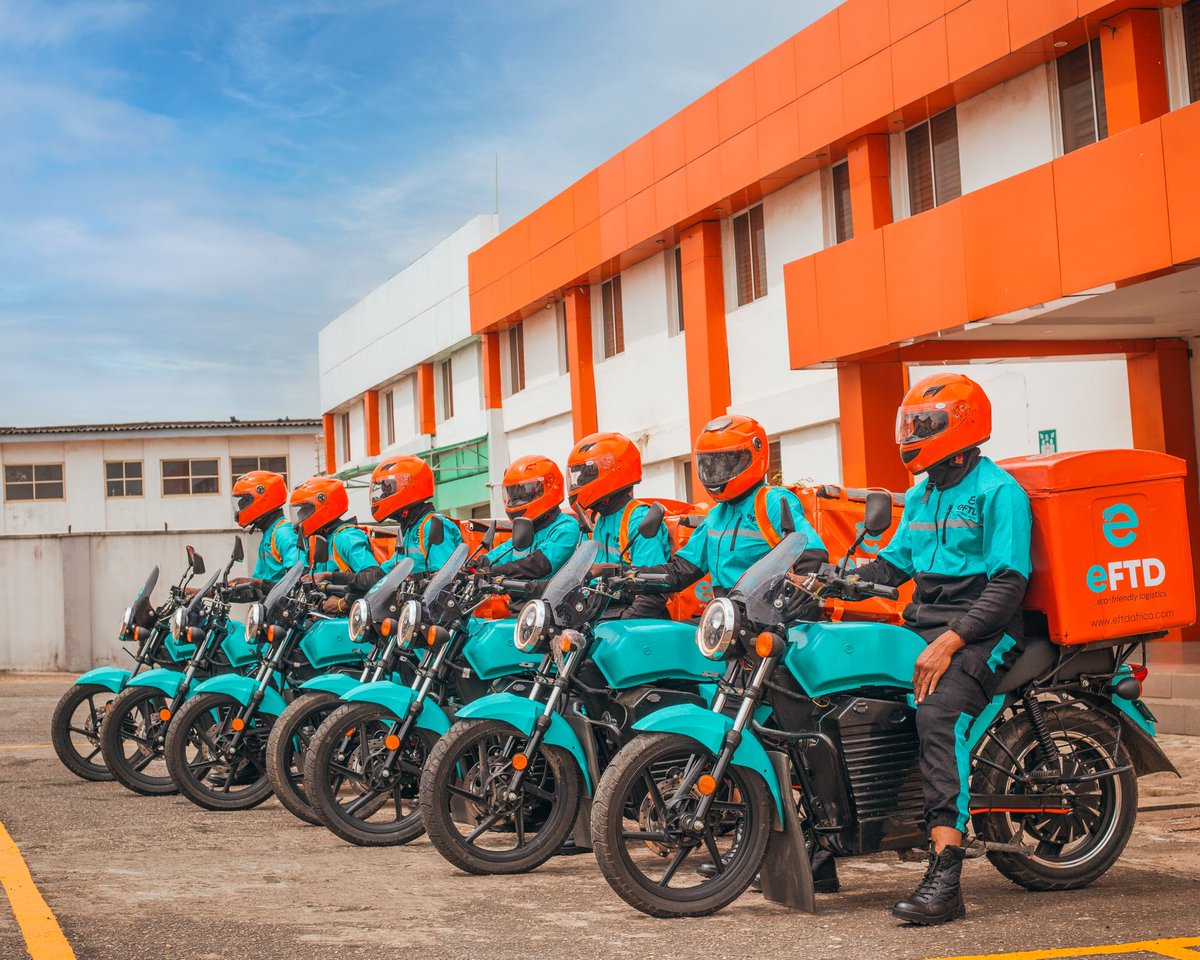 eFTDAfrica's tweet photo. Happy new month from eFTD Africa! 🌟

As we step into the second half of the year, our commitment to sustainable logistics with our fully electric motorcycle fleet is stronger than ever. Make your deliveries greener and more efficient by choosing eFTD Africa. Together, we can drive change towards a cleaner future.

🔋 Ready to experience eco-friendly logistics? Contact us today or sign up on our website (https://t.co/SDr0yhlPBV)

#eFTDAfrica #SustainableLogistics #ElectricMotorcycles #EcoFriendly #GreenFuture